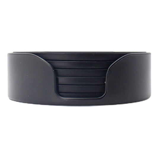 Silicone Round Soft Rubber Coasters Set of 6
