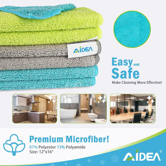 Microfiber Cleaning Cloths-8PK