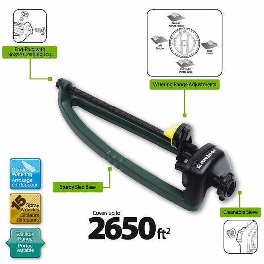 Oscillating Sprinkler with QuickConnect, 2,650 sq. ft