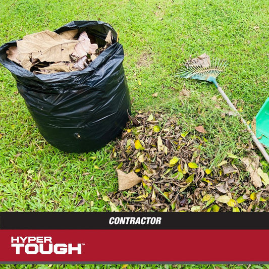 39-Gallon Drawstring Outdoor & Lawn Trash Bags, 1.1 MIL, 30 Bags