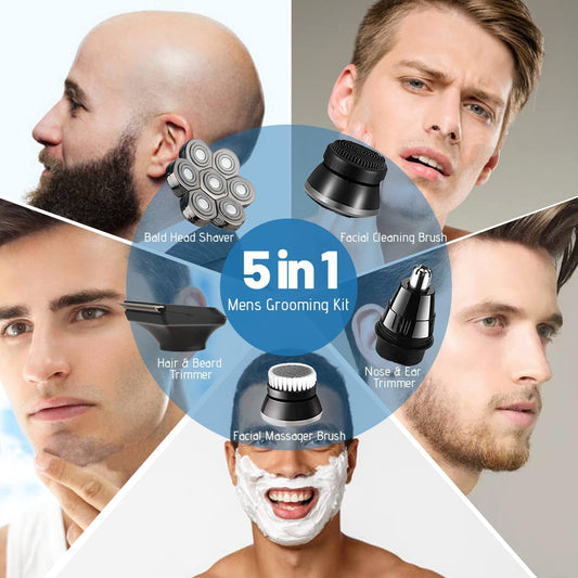 7D Wet & Dry Rotary Heads Shaver