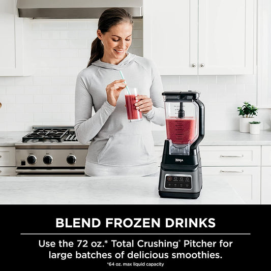 Ninja Professional Plus Bender, 3 Functions for Smoothies, Frozen Drinks & Ice Cream