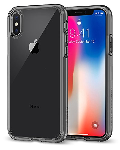 Spigen Ultra Hybrid iPhone X Case with Air Cushion Technology and Hybrid Drop Protection