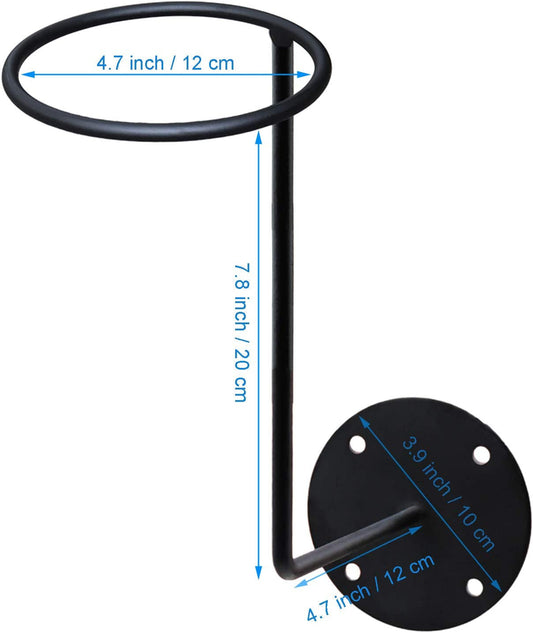 Helmet Holder Helmet Hanger Rack Wall Mounted Hook for Coats, Hats, Caps - Upgraded