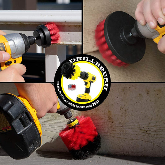 Drill Brush Power Scrubber