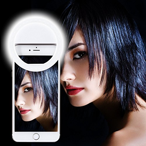 Rechargeable Clip-On 36 LED Selfie Light