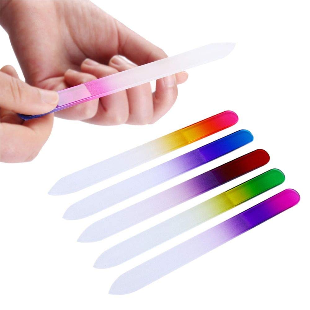 20 Piece Double Sided Glass Nail File Set