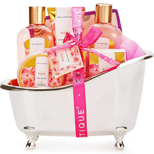 9 Pcs Rose Bath Gift - Spa Gift