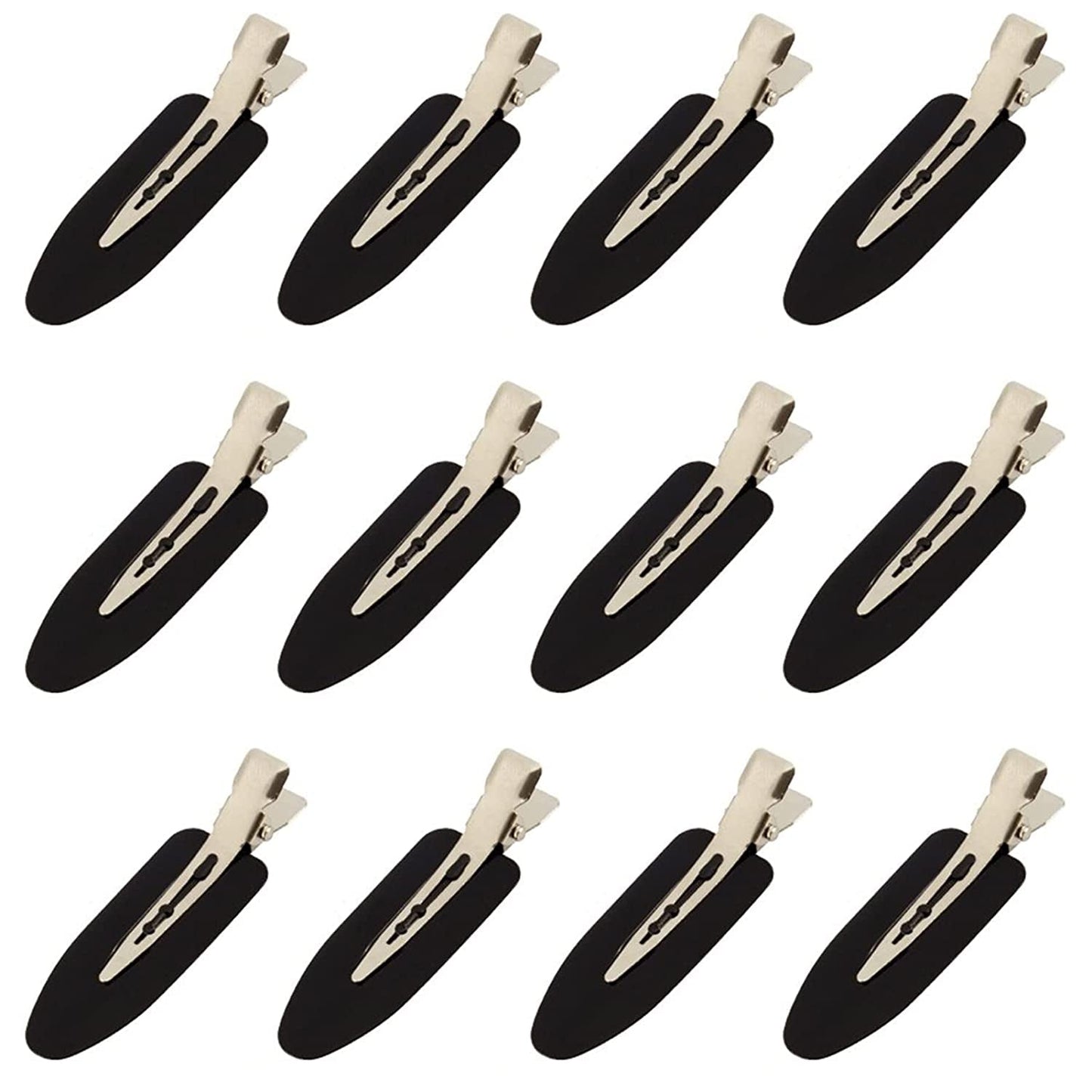 8 Pieces No bend / No Crease Hair Clips Styling Duck Bill Clips No Dent Alligator Hair Barrettes for Salon Hairstyle Hairdressing Bangs Waves Woman Girl Makeup Application