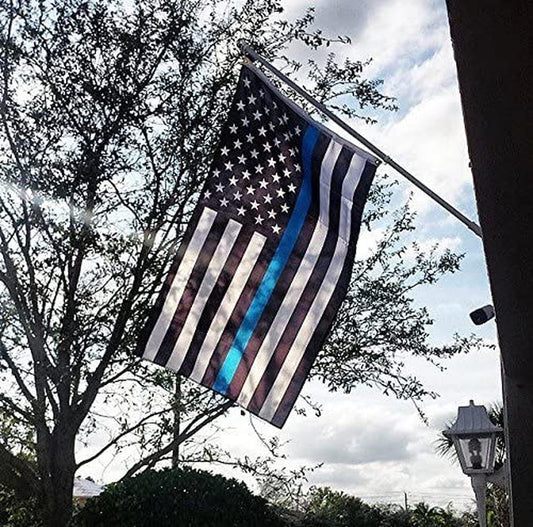 Thin Blue Line American Flag - 3 by 5