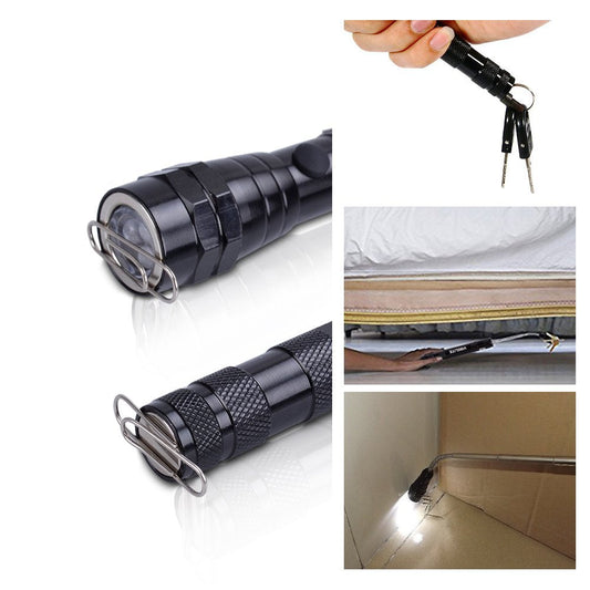 Magnet 3 x LED Magnetic Pickup tool, Telescoping Flexible Extensible Led Flashlights,Perfect Mechanic pick-up tools,4 x LR44 Batteries (Included)