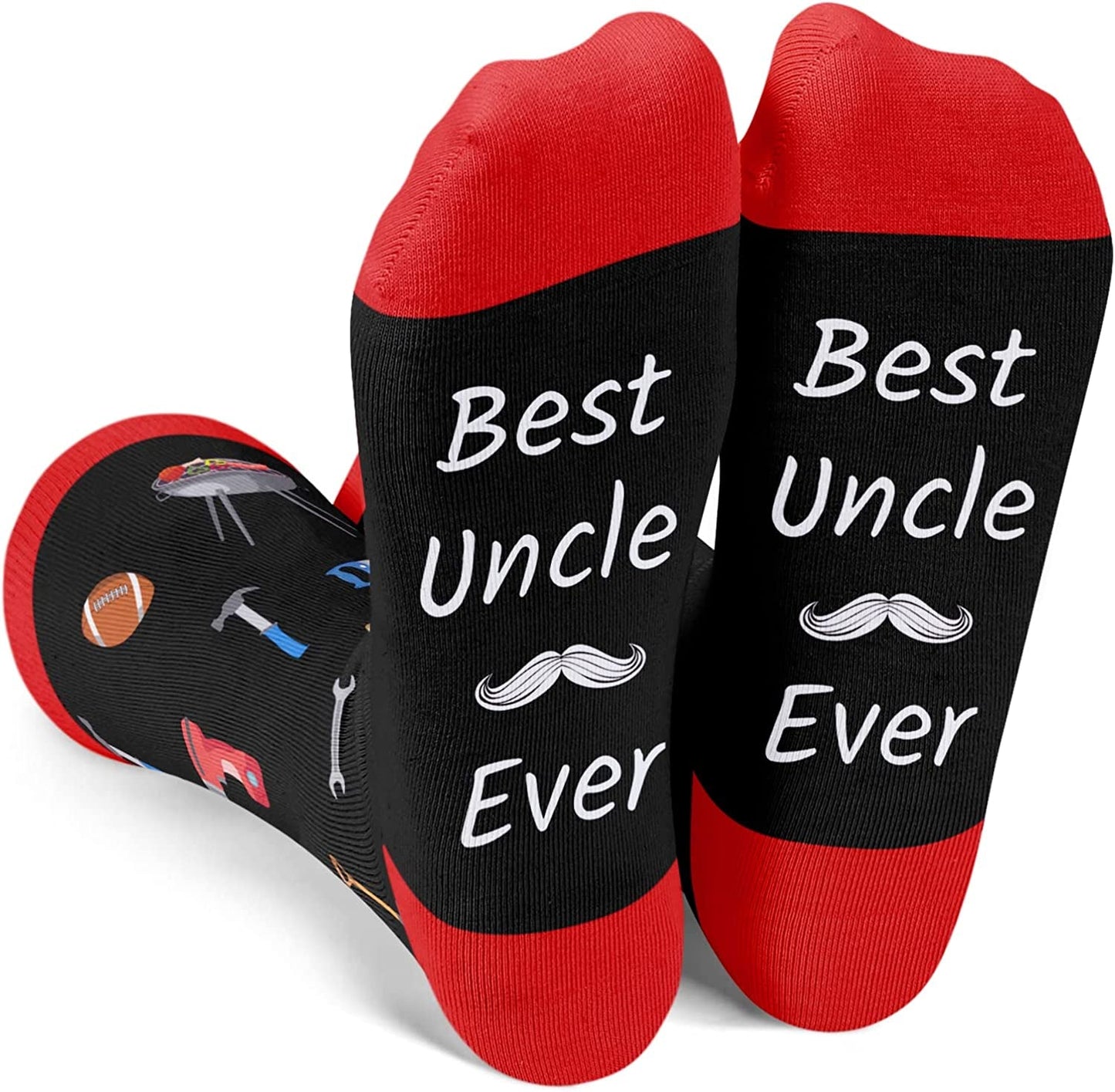 Funny Men Socks for Uncle Son Husband Brother Father in Law, Gifts for Son Husband Brother Father in Law