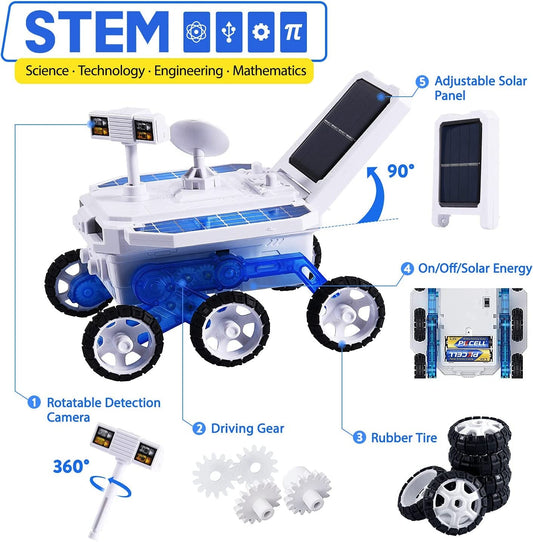 Mars Rover Building Car Set DIY Educational Science Robotic DIY Stem Kits