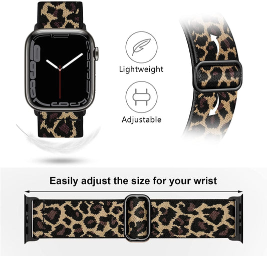 4 Pack Stretchy Bands Compatible for Apple Watch