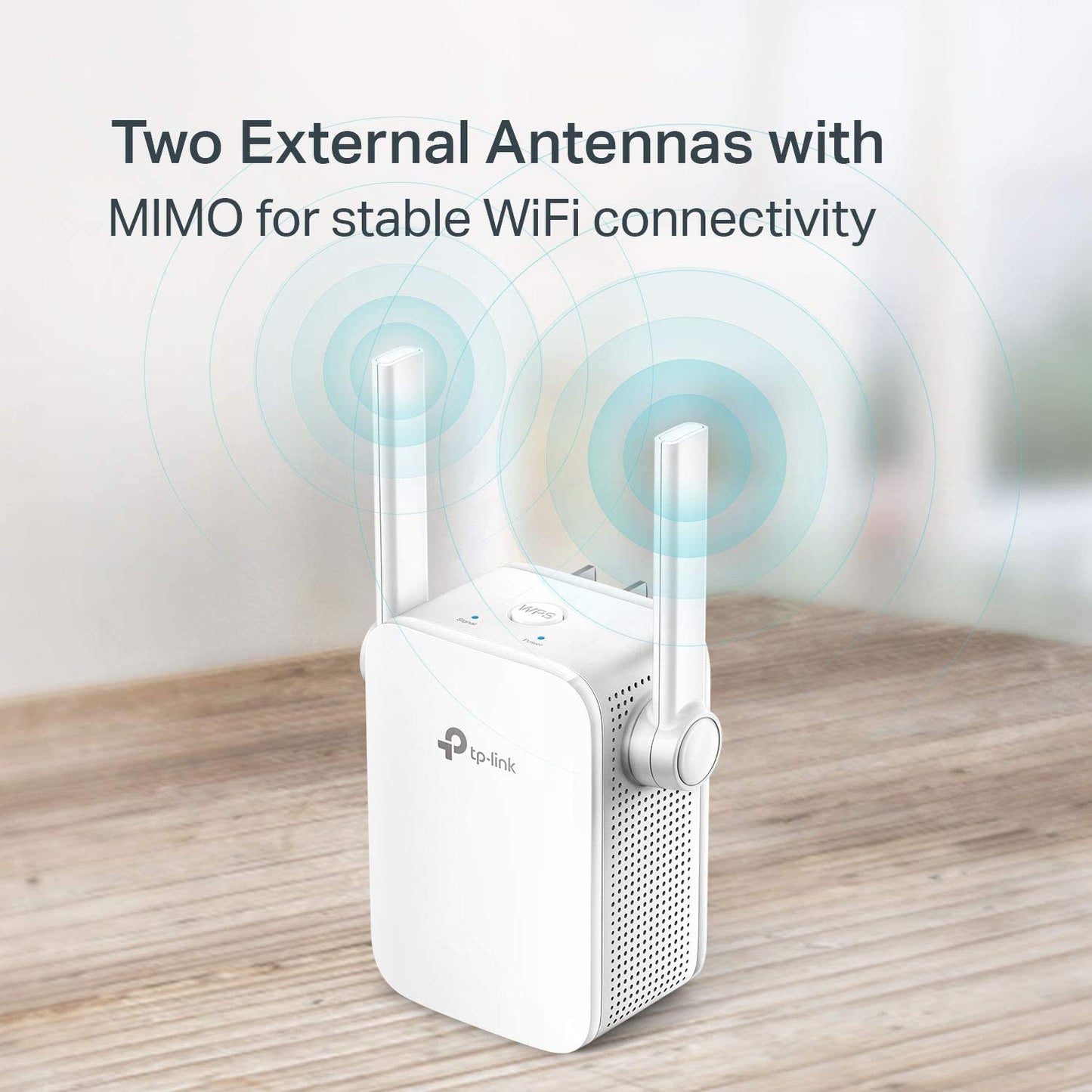 TP-Link N300 WiFi Range Extender with External Antennas and Compact Design (Renewed)