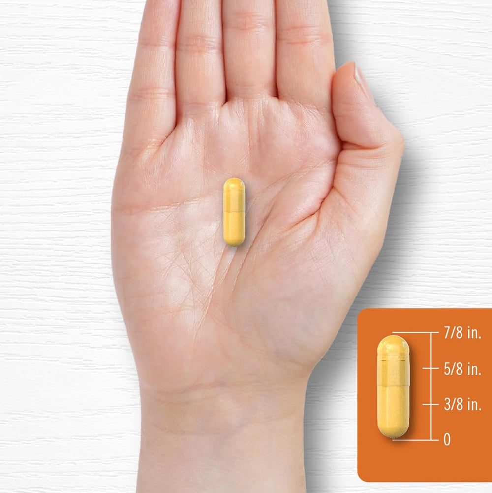 180 Capsules Turmeric Curcumin Supplement – With Black Pepper – Non-GMO, Gluten-Free, 1000mg