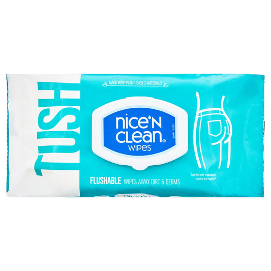 5 Packs of 60 Wipes, Flushable Wet Wipes, 300 Total Wipes