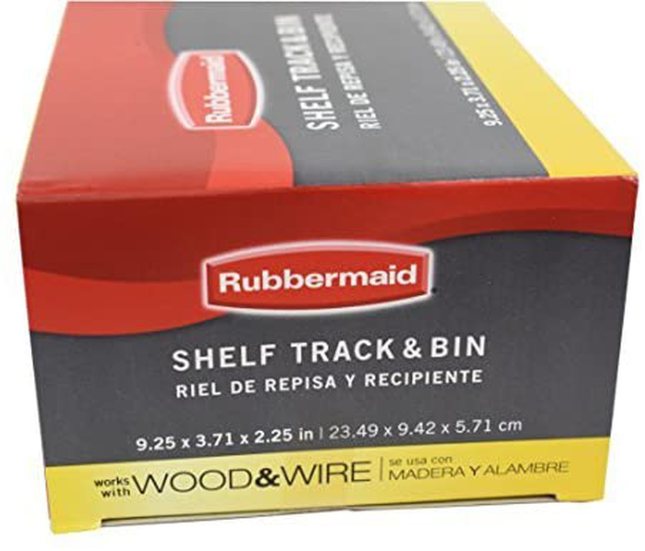 Rubbermaid Pantry Organization Shelf Track and Bin