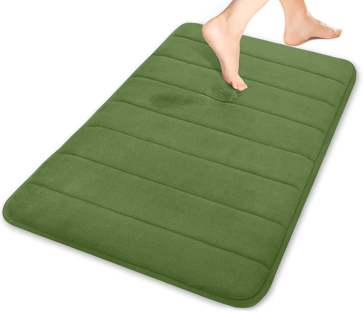 Memory Foam Bath Mat Rug, Comfortable, Soft, Super Water Absorption, Machine Wash, Non-Slip for Bathroom
