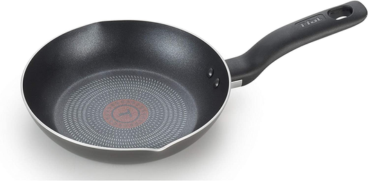 T-fal Initiatives Nonstick Fry Pan Cookware Set, 8 & 10.5 inch, Black