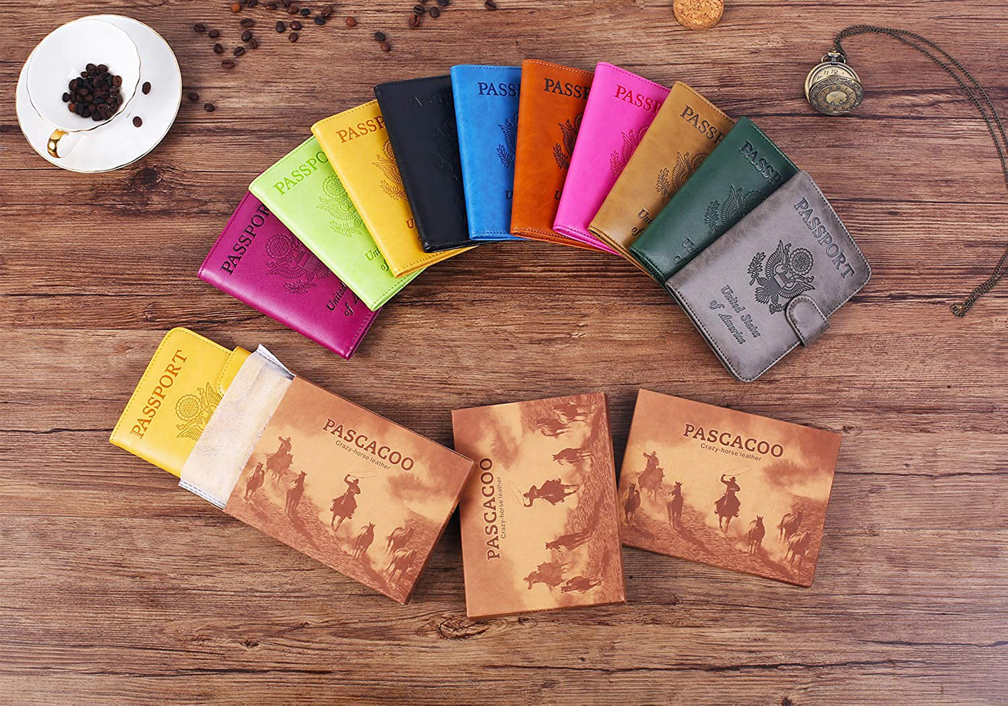Passport Holder Cover Wallet RFID Blocking Leather Card Case Travel Accessories for Women Men