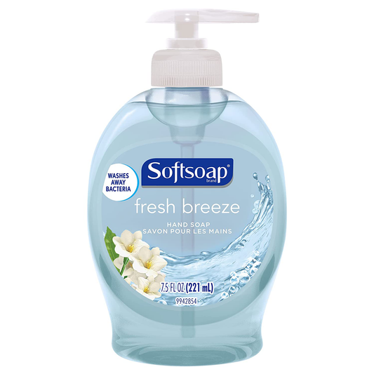 Softsoap Liquid Hand Soap, Fresh Breeze - 7.5 Fluid Ounce (Pack of 6)