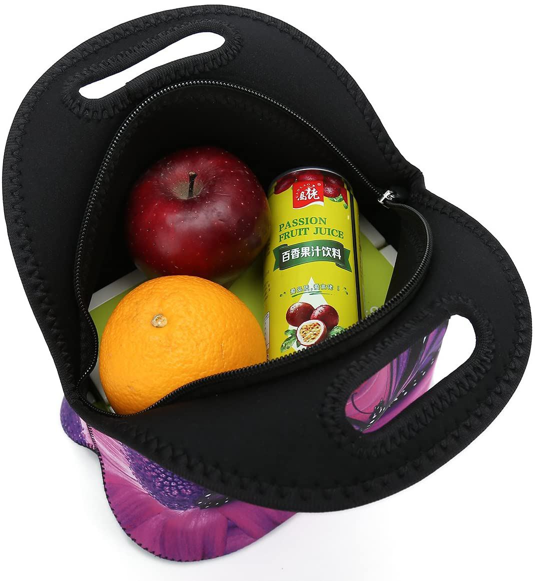 Kids Insulated Neoprene Lunch Bag/Lunch Box/Lunch Tote/Picnic Bags Tote Food Container Gourmet Tote Cooler Warm Pouch Lightweight With Rugged Zipper (Cute Small Pug)