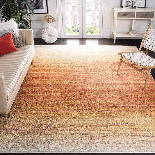 Safavieh Adirondack Collection ADR142V Modern Ombre Runner, 2'6" x 8' , Purple / Grey