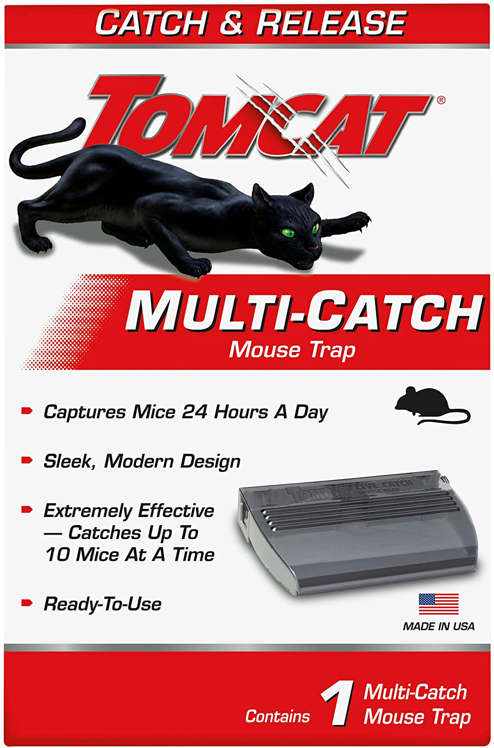 Tomcat Live Catch Mouse Trap (Single Catch)