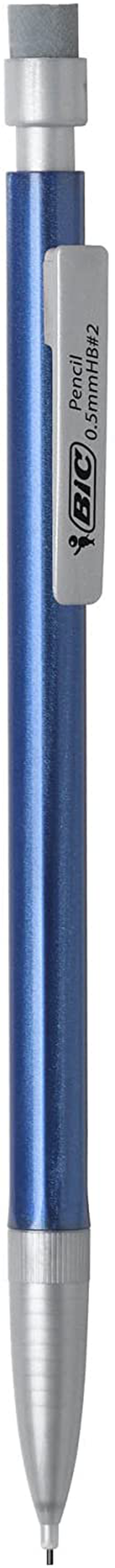BIC Xtra-Precision Mechanical Pencil, Metallic Barrel, Fine Point (0.5mm), 24-Count, Doesn't Smudge and Erases Cleanly