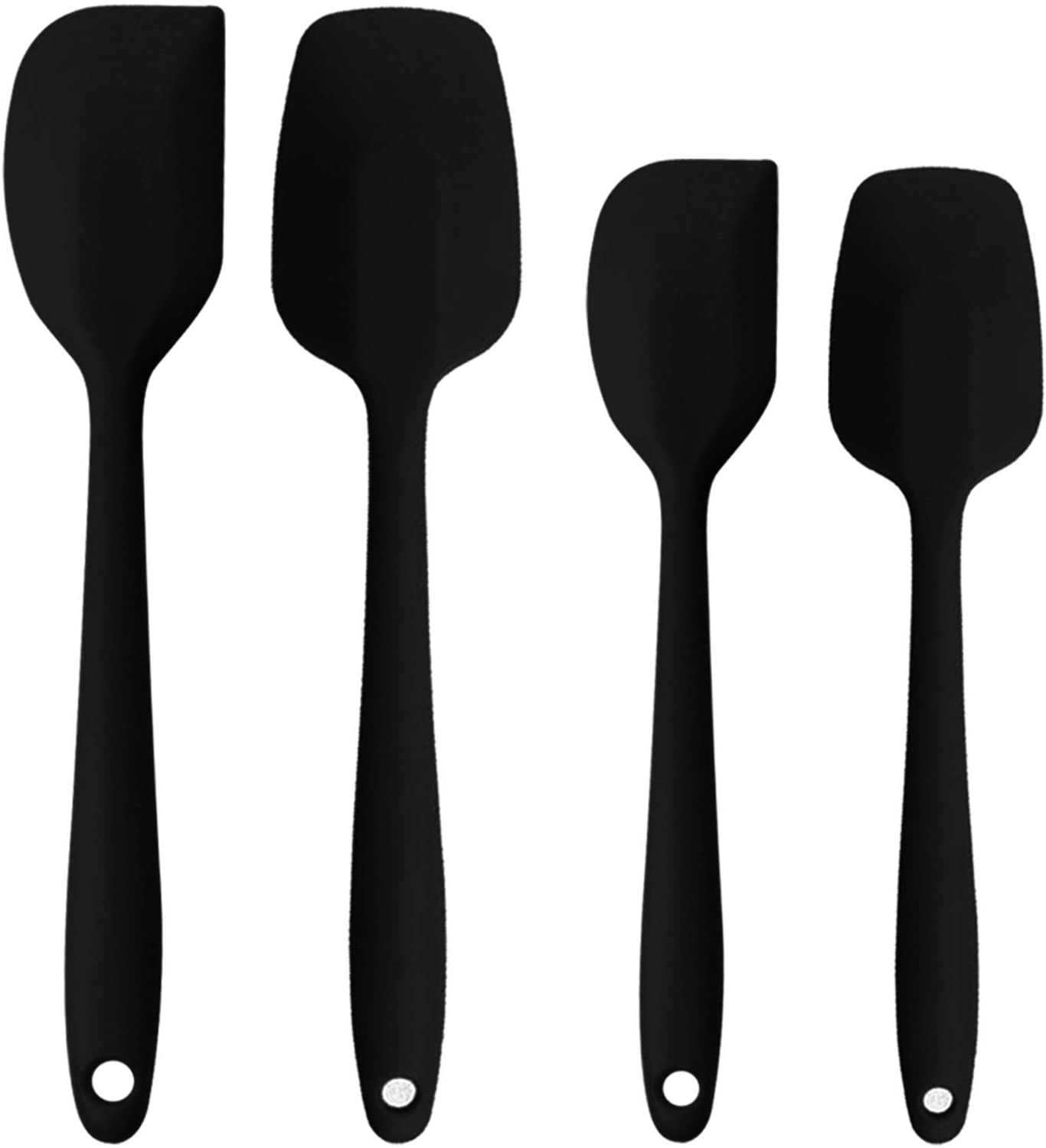 Silicone Spatulas, 11 inch Rubber Spatula Heat Resistant Non-Stick Flexible Scrapers Baking Mixing Tool (4 Piece)