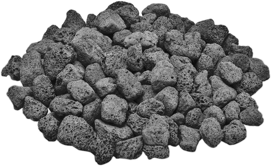 Skyflame Red Natural Stones Lava Rock Granules for Gas Fire Pits, Fireplaces, Gas Log Sets, BBQ Grills,| Garden Landscaping Decorations,Cultivation of Potted Plants, Indoor Outdoor Use, 10LB