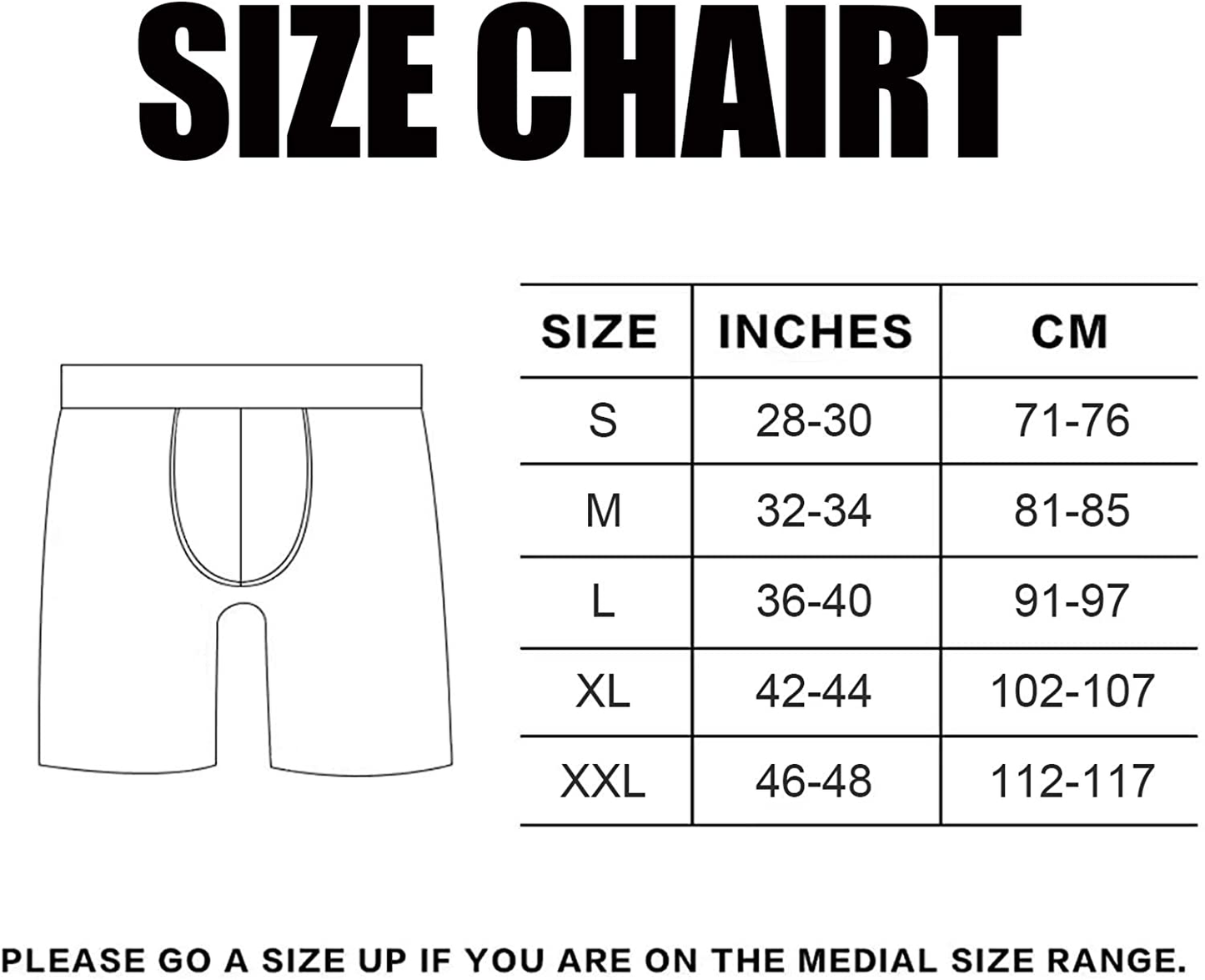 LYYTHAVON Men's Boxer Briefs Cotton Tag-Free Underwear Boxer Briefs