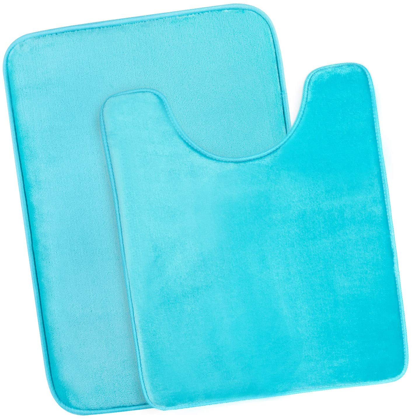 Memory Foam Bath Mat Rug, Comfortable Super Absorbent Machine Wash Non-Slip Thick Bathroom Rug