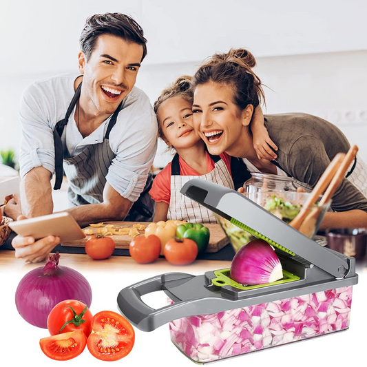 11-in-1 Multi-Use Food Chopper, Vegetable Slicer Cutter, Mandolin Slicer