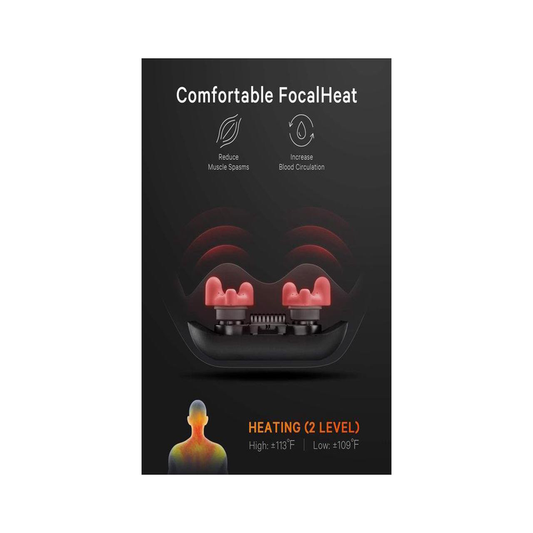 Shiatsu Kneading Shoulder & Neck Massager with Heat
