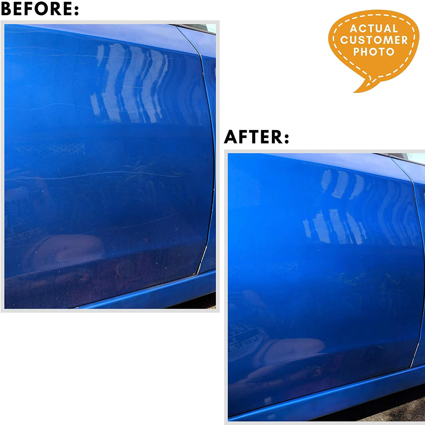 Carfidant Scratch and Swirl Remover - Ultimate Car Scratch Remover - Polish & Paint Restorer - Easily Repair Paint Scratches, Scratches, Water Spots! Car Buffer Kit