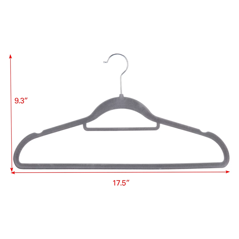 50 Pack Premium Velvet Hangers, Non-Slip and Durable