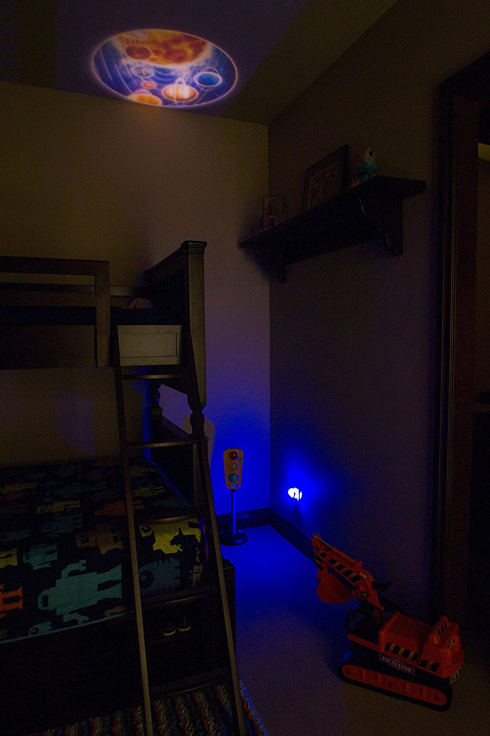 Projectables Solar System LED Plug-in Night Light, 11162, Image Projects onto Wall or Ceiling