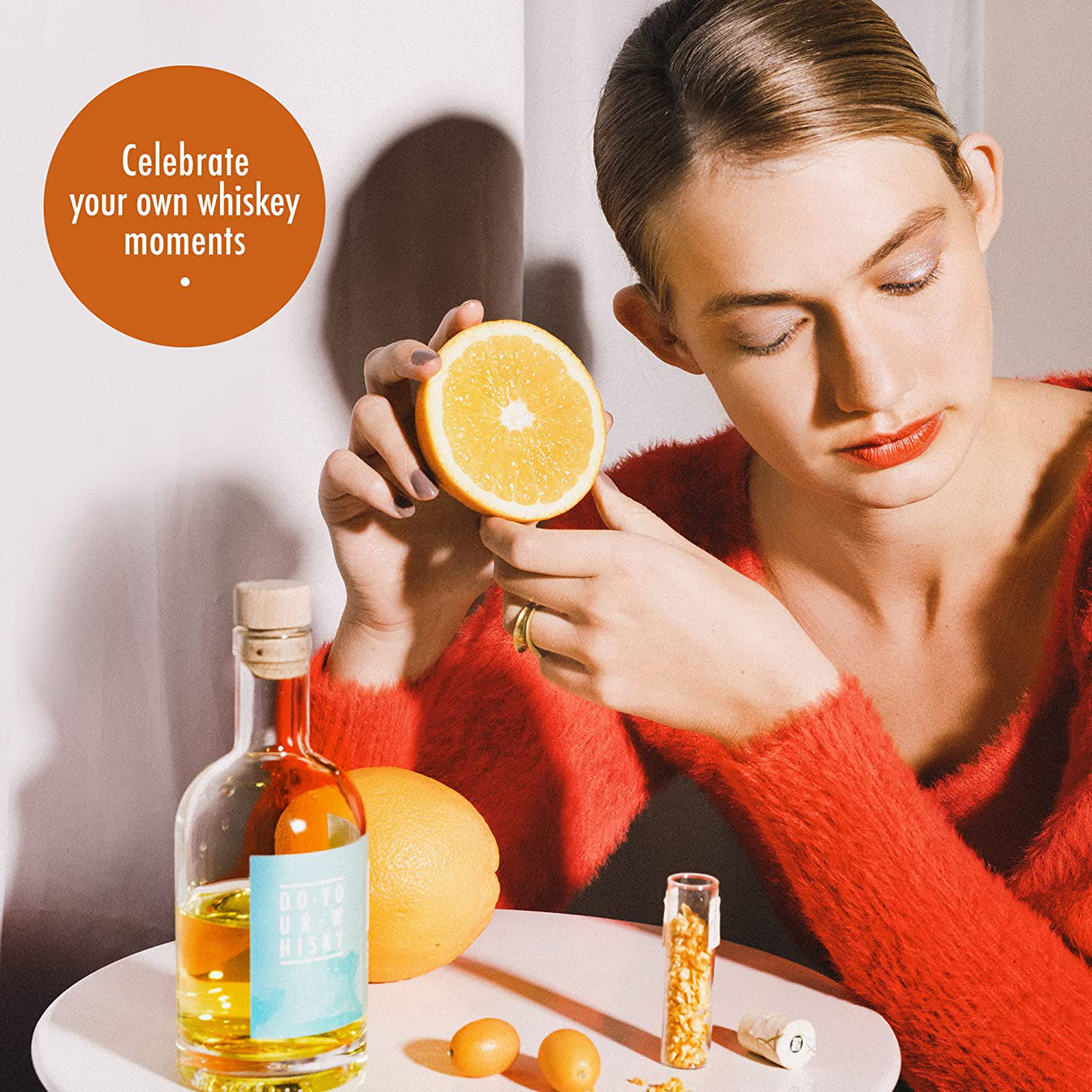 DO YOUR WHISKY Infusion | DIY Kit for Homemade Whisky Flavor | Original Gift Set | 12 Woodchip Blends & Botanicals in Glass Tubes | 6 Whiskey Stones | DO YOUR GIN as Seen in GQ, Vogue | Gifts for Men