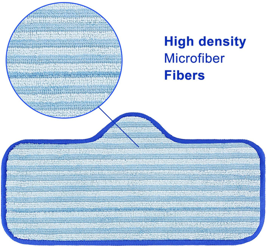 LINNIW 6 Pack Microfiber Pads Compatible with Dupray Neat Steam Cleaner,Durable, Reusable and Machine Washable