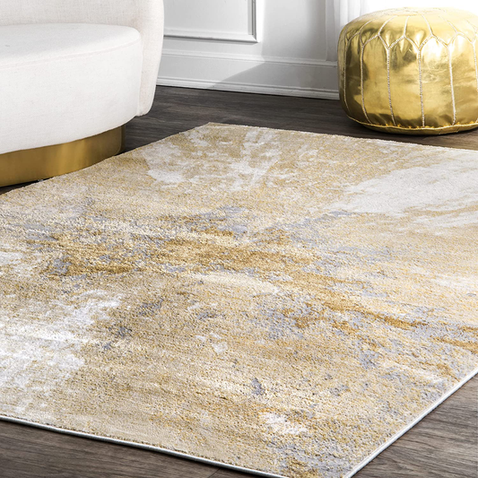 nuLOOM Cyn Abstract Runner Rug, 2 Feet 6 Inch x 6 Feet, Beige
