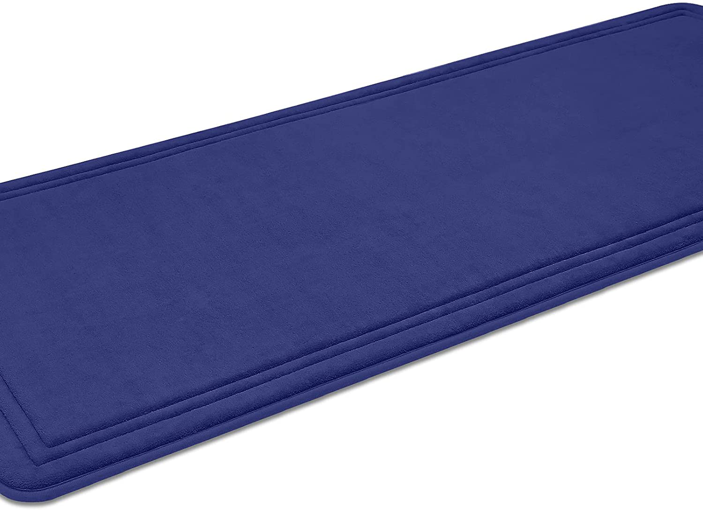 Memory Foam Bath Mat Non Slip Absorbent Super Cozy Velvet Bathroom Rug Carpet, Machine Washable