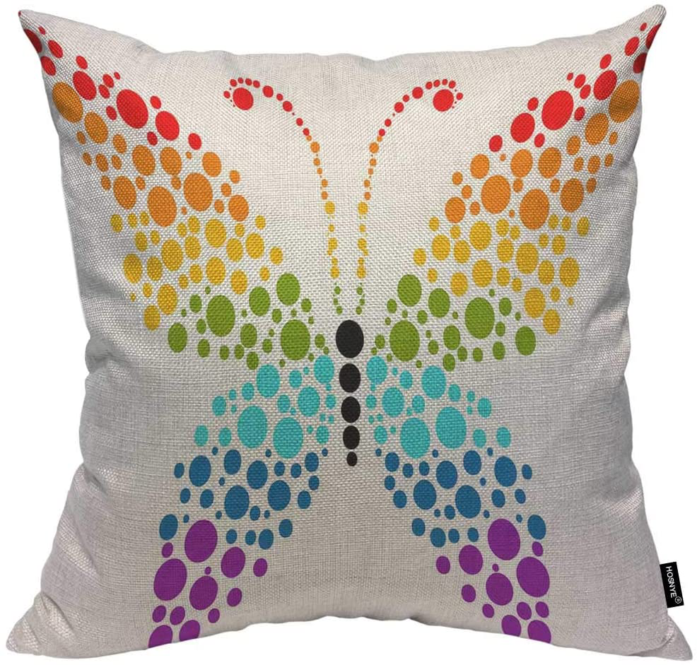 Linen Throw Pillow Cushion Covers Home Sofa Decorative 18 X 18 Inch