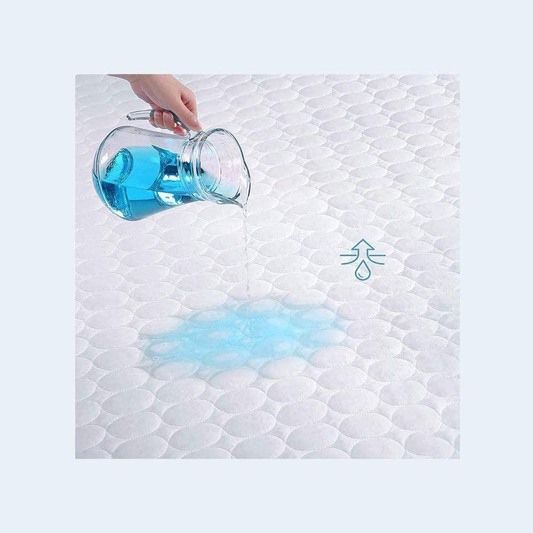 Bedecor Quilted Fitted Mattress Pad Super Water Absorption Deep Pocket to 18 Inches - Full