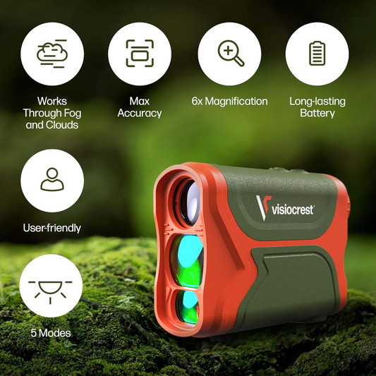 High Precision Laser Range Finder for Golf, Hunting and Archery - 3000FT Distance Measuring Rangefinder