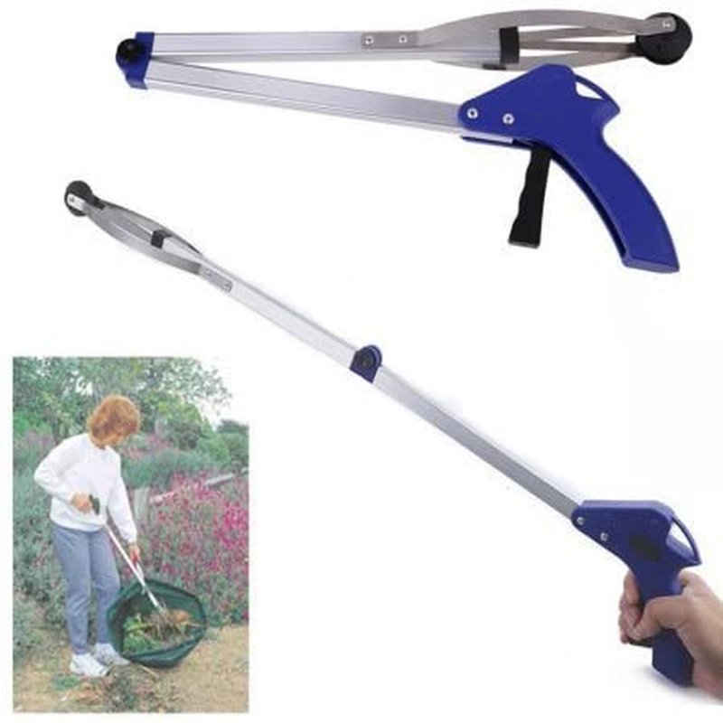 32" Extra Long Folding Reaching Grabber Claw Heavy Duty Mobility Aid Arm