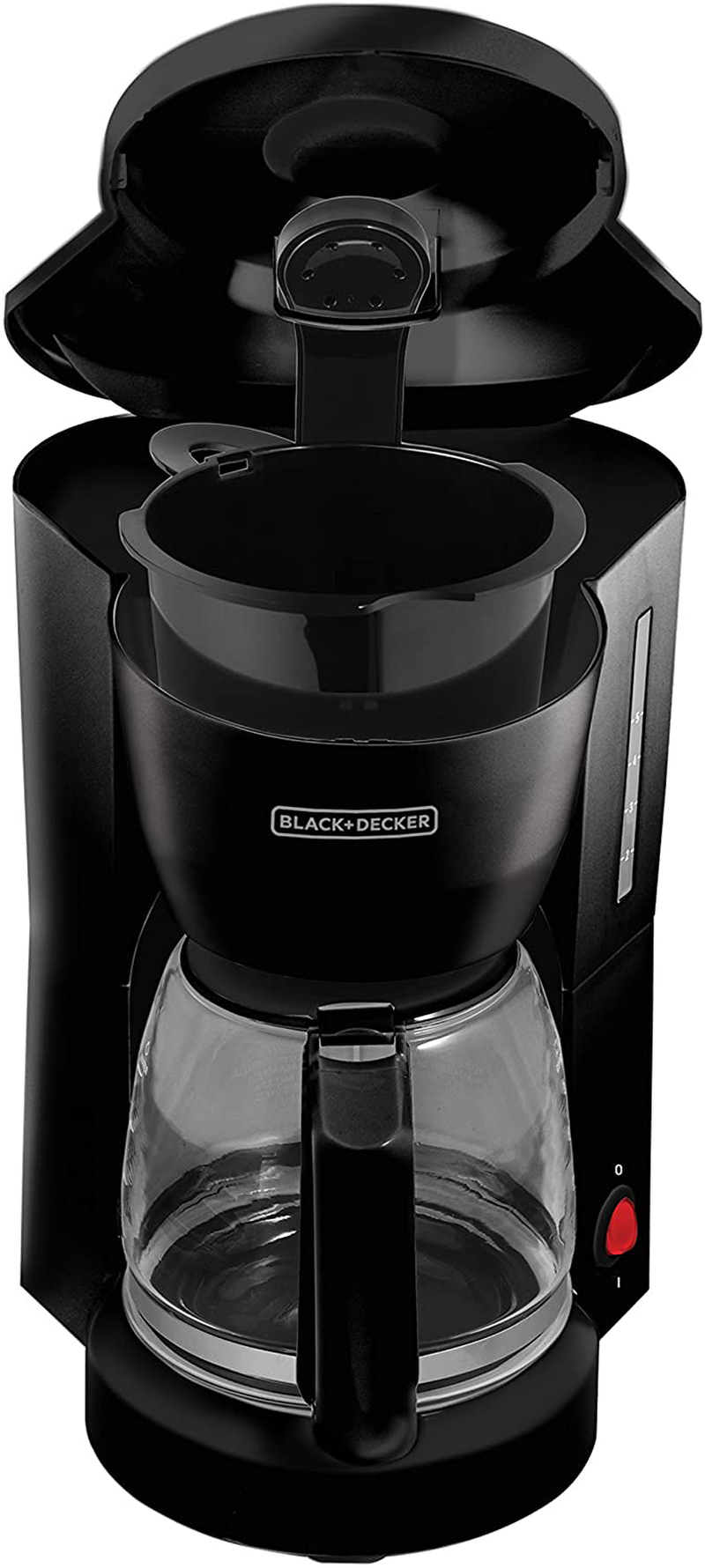 BLACK+DECKER 5-Cup Coffeemaker, Black, DCM600B