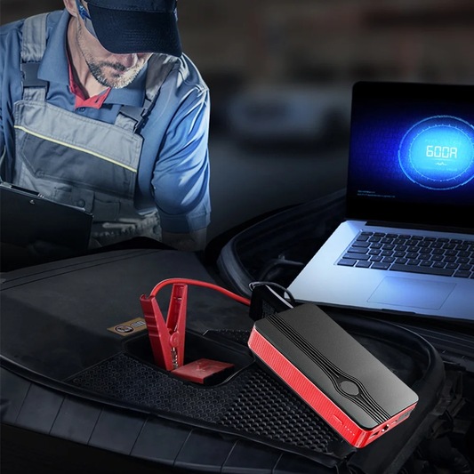 Car Jump Starter Battery Booster Power Pack, 300A Peak 20000Mah Battery with LED Light