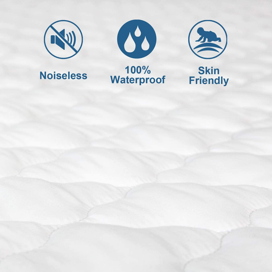 SPRINGSPIRIT Twin XL Mattress Protector Waterproof, Breathable & Machine Washable Twin XL Mattress Pad Cover Quilted Fitted with Deep Pocket up to 14" Depth (39"x 80")